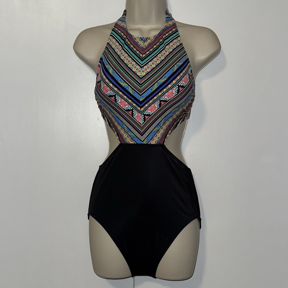 Beach Betty by Miracle Brands One Piece Monokini Swimsuit Women’s Small S